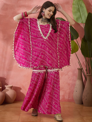 Sangria Tunic Pant Co-ords Set with Jacket