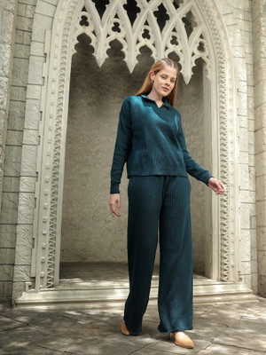 KVETOO Top Palazzos Western Set