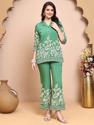 Claura Tunic Palazzos Co-ords Set