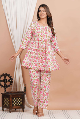 The Attire Destination Top Pant Co-ords Set