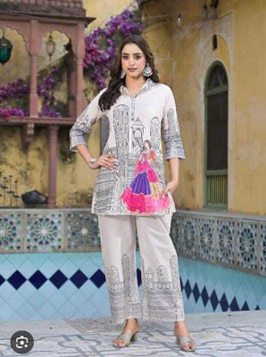 adhira collection Tunic Pant Co-ords Set