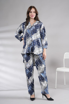 Fashionhub Shirt Palazzos Western Set