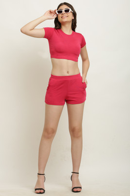 elegance redefined Top Regular Shorts Co-ords Set