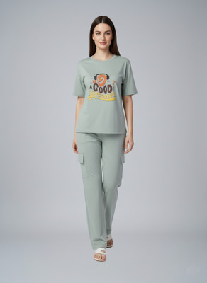 KISHORI TRADERS Tshirt Pant Co-ords Set