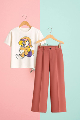 TarrenT HunT Tshirt Pant Co-ords Set with Shrug
