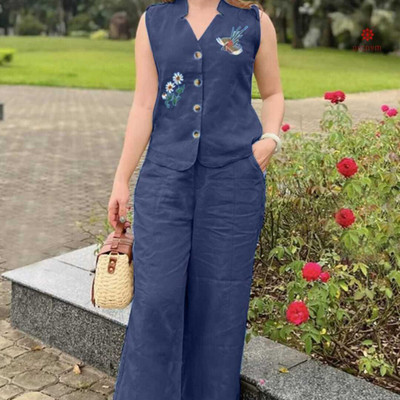 hardik fab Shirt Palazzos Co-ords Set