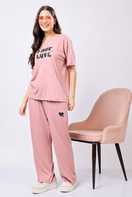 Stem Rope Tshirt Palazzos Co-ords Set