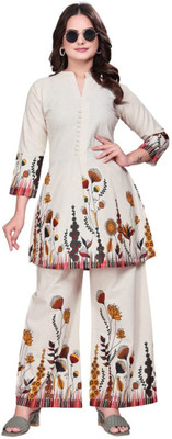 monapara enterprise Top Palazzos Co-ords Set