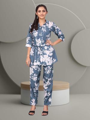 Ethnic Loop Shirt Pant Co-ords Set