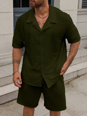 Zilcon Shirt Regular Shorts Co-ords Set