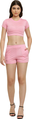 UNIVERSALS TRADERSS Top Regular Shorts Co-ords Set