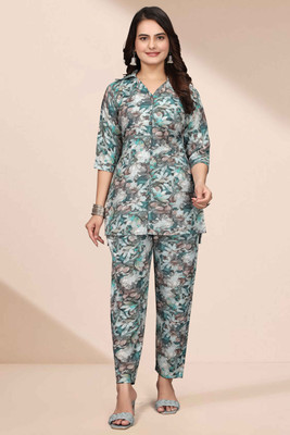 VISHWA FASHION Shirt Pant Co-ords Set