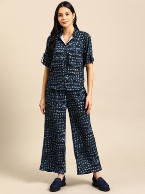 WoowZerZ Shirt Palazzos Co-ords Set