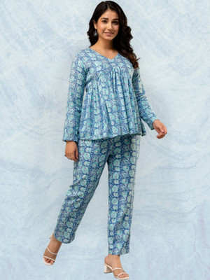 FabRasiya Top Pant Co-ords Set