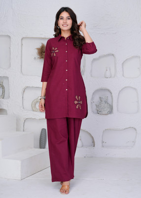 Nawalsa Shirt Palazzos Co-ords Set