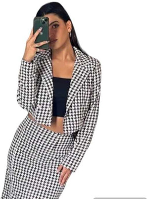 EUPHORIA WARDROBE Top Skirt Western Set with Blazer