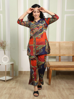 Flavia Creation Top Pant Co-ords Set