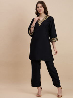 DRAPE AND DAZZLE Tunic Pant Co-ords Set