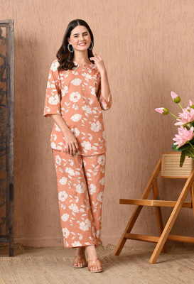 Silakiva Top Palazzos Co-ords Set