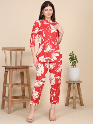 AVALIA Shirt Pant Co-ords Set