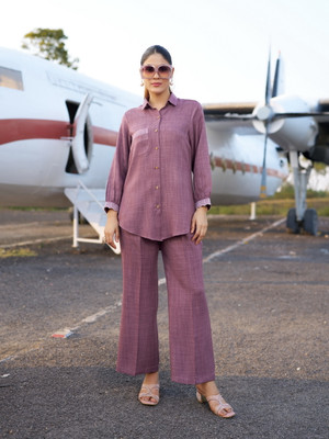 VIBE VISION Shirt Pant Co-ords Set