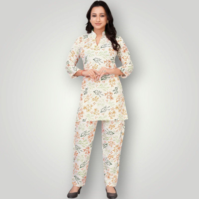 Abhumiienterprise Top Pant Co-ords Set