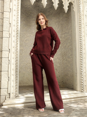 KVETOO Top Palazzos Western Set