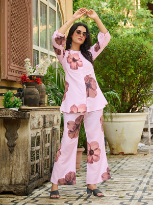 VIBE VISION Shirt Pant Co-ords Set