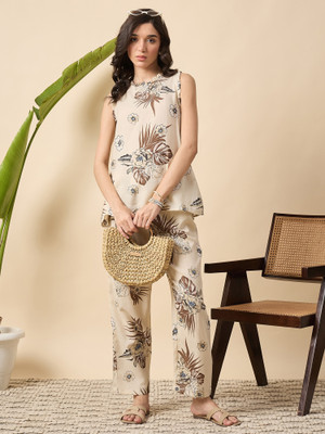DRAPE AND DAZZLE Top Palazzos Co-ords Set