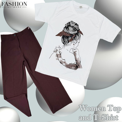Marc Luarente Tshirt Palazzos Co-ords Set