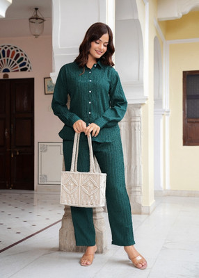 Casualchic Shirt Pant Co-ords Set