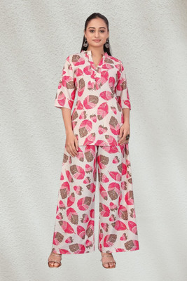 HASTIVOUGE Top Palazzos Western Set