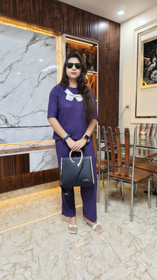 LIHANA Tshirt Palazzos Western Set