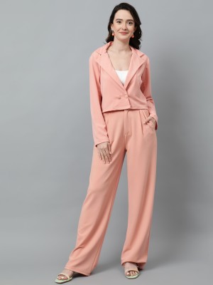 KOTTY Top Pant Co-ords Set with Blazer