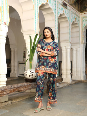 Flavia Creation Top Pant Co-ords Set