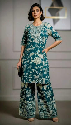 Shasrih Tunic Palazzos Co-ords Set