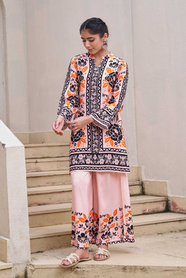 Nehamta Tunic Palazzos Co-ords Set