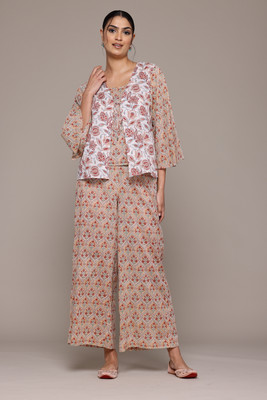 aarke Ritu Kumar Top Pant Co-ords Set with Shrug