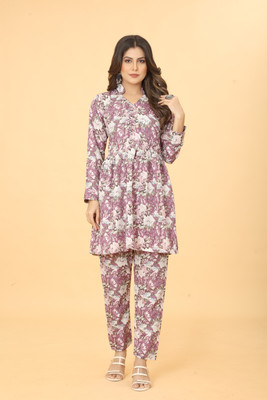lefankshi fashion Top Pant Co-ords Set