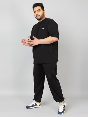HouseOfCommon Solid Men Track Suit