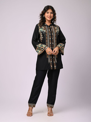 Zolo Label Tunic Pant Co-ords Set