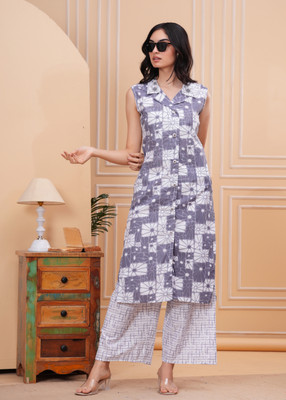 Fashion Point Tunic Palazzos Co-ords Set
