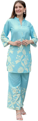 Irenzz Enterprise Top Palazzos Co-ords Set
