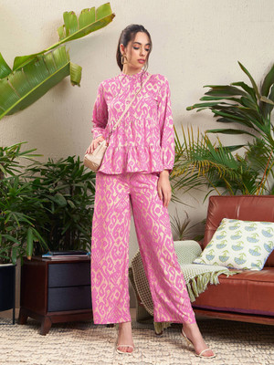 SASSAFRAS Shirt Palazzos Co-ords Set