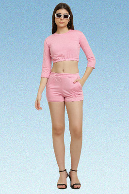 elegance redefined Top Regular Shorts Western Set