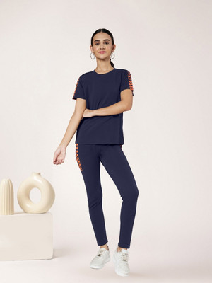 DTR FASHION Tshirt Pant Western Set