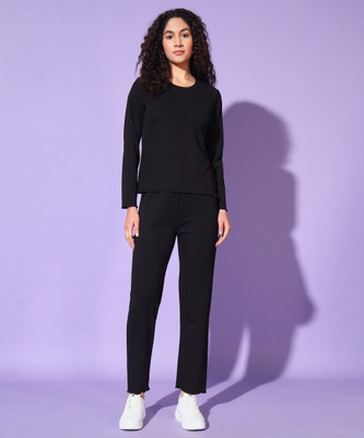 MOD YOUNG Solid Women Track Suit