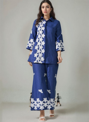 Sangria Shirt Pant Co-ords Set