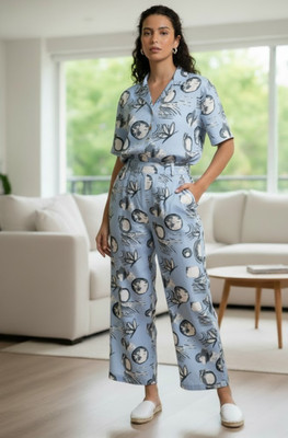 Samyak Textiles Shirt Palazzos Co-ords Set