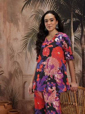 Sangria Tunic Palazzos Co-ords Set
